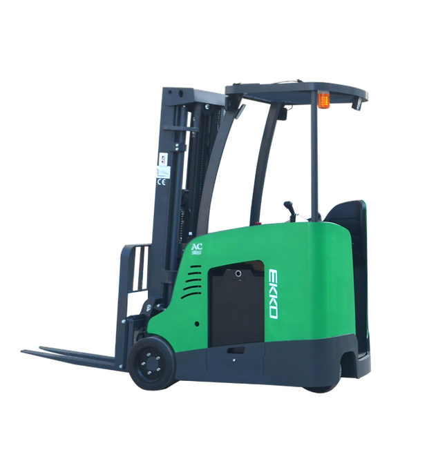 EKKO Lithium Stand-up Rider Forklift | 4000lb Cap | 216" Lift Ht | EK18RF-LI