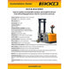 EKKO Counterbalanced Walkie Stacker | 118" Lift Height | 3300 lb Capacity | EK14