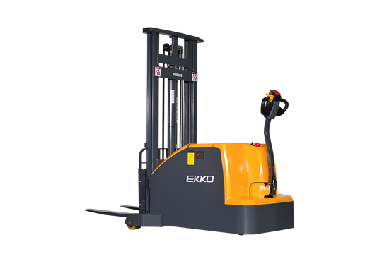 EKKO Counterbalanced Walkie Stacker | 130" Lift Height | 3000 lb Capacity | EK14C-130