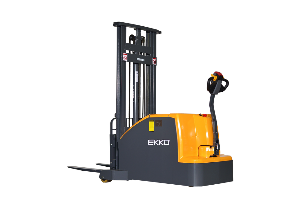 EKKO Counterbalanced Walkie Stacker | 130" Lift Height | 3000 lb Capacity | EK14C-130