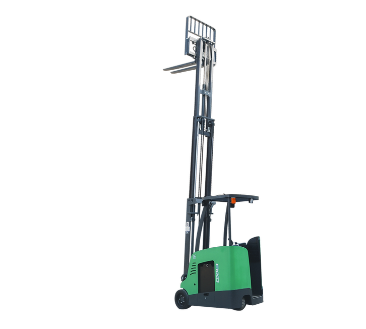 EKKO Lithium Stand-up Rider Forklift | 4000lb Cap | 216" Lift Ht | EK18RF-LI