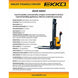 EKKO Electric Straddle Stacker | 138" Lift Height | 2640 lb Capacity | EB12E-138