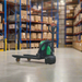EKKO Lithium-Ion Electric Walkie Pallet Truck with 4000 lb Load Capacity - EPF18Li