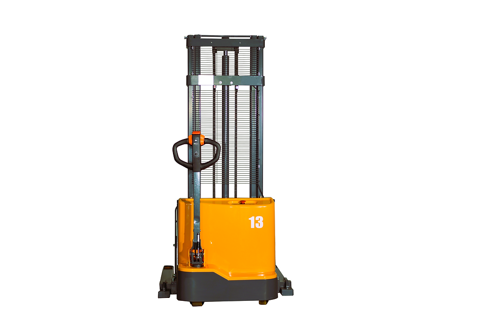 EKKO Electric Straddle Stacker | 118" Lift Height | 2800 lb Capacity | EB13C-118