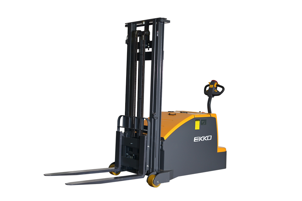 EKKO Counterbalanced Walkie Stacker | 130" Lift Height | 3000 lb Capacity | EK14C-130