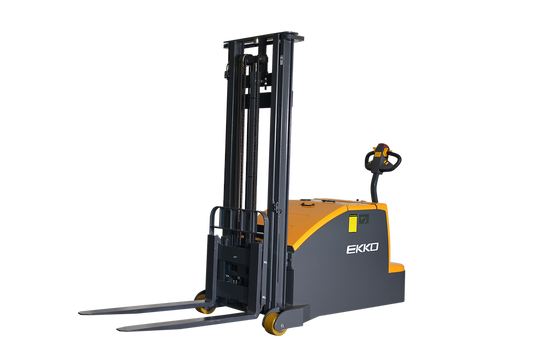 EKKO Counterbalanced Walkie Stacker | 130" Lift Height | 3000 lb Capacity | EK14C-130