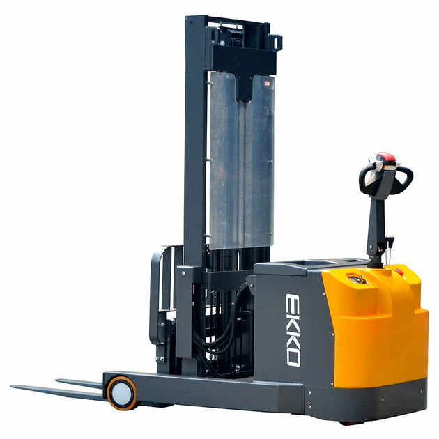 EKKO Moving Mast Walkie Reach Truck 3300 lb Cap., 216" Height - EH15TH