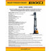 EKKO Electric Straddle Stacker | 177" Lift Height | 4400 lb Capacity | EB20E