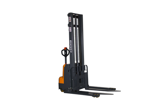 EKKO Electric Straddle Stacker | 138" Lift Height | 3000 lb Capacity | EB14C-138