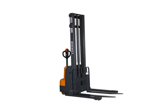 EKKO Electric Straddle Stacker | 138" Lift Height | 3000 lb Capacity | EB14C-138