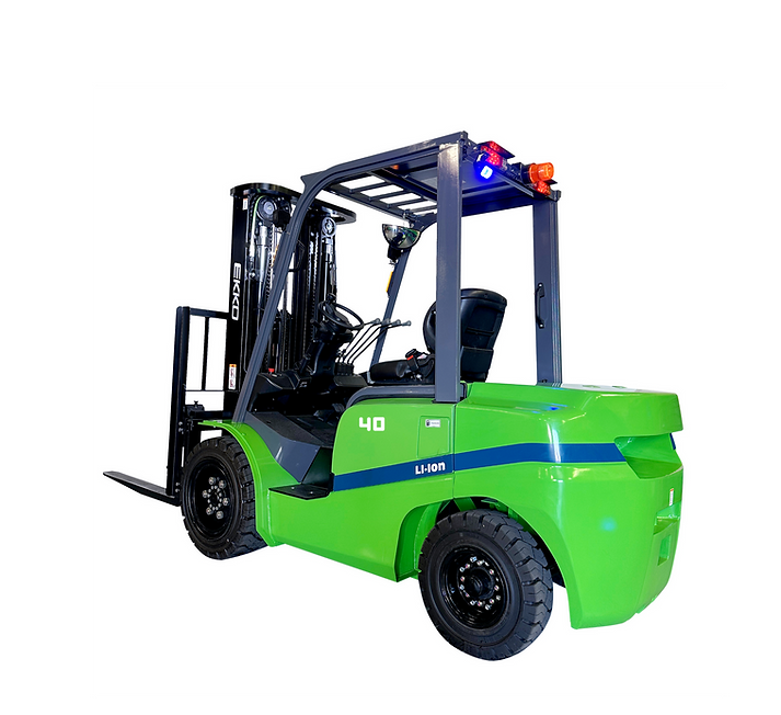 EKKO 4-Wheel Lithium-Powered Forklift | 8500 lbs Capacity | 185" Lift Height | EK40GT-LI