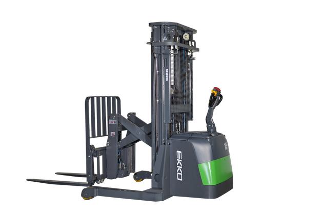 EKKO Lithium Walkie Reach Truck 3300 lb Cap., 138" Height, Side Shift - ER15-138LI