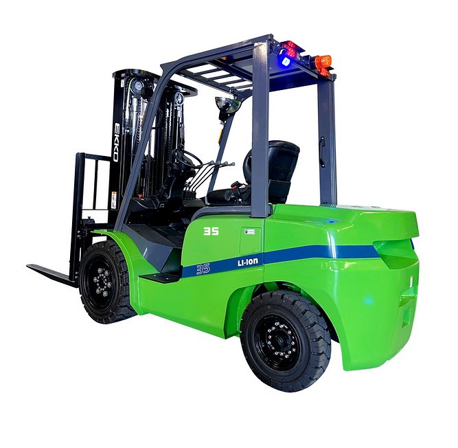 EKKO 4-Wheel Lithium-Powered Forklift | 7000 lbs Capacity | 185" Lift Height | EK35GT-LI