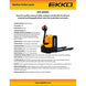 EKKO Electric Walkie Pallet Truck with 4400 lb Load Capacity - EP20E