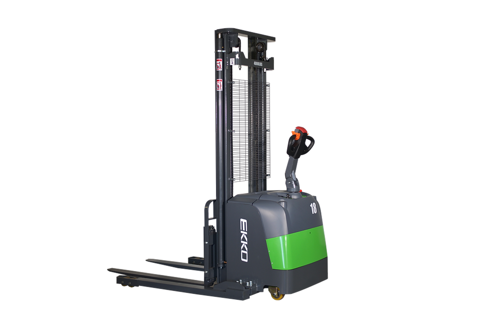 EKKO Lithium Straddle Stacker | 118" Lift Height | 4000 lb Capacity | EB18C-118LI
