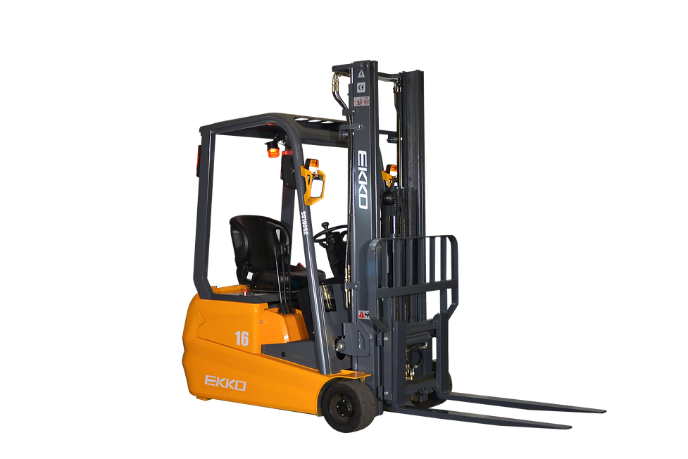 EKKO 3-Wheel Electric Forklift | 177" Lift Height | 3500 lb Cap | EK16A-177