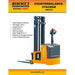 EKKO Counterbalanced Walkie Stacker | 118" Lift Height | 1550 lb Capacity | EK07S