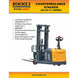 EKKO Counterbalanced Walkie Stacker | Side-Shifting | 177” Lift Height | 2860 lb Capacity | EK13S-177