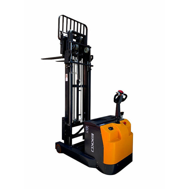 EKKO Moving Mast Walkie Reach Truck 3300 lb Cap., 216" Height - EH15TH