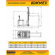 EKKO Counterbalanced Walkie Stacker | 118" Lift Height | 3300 lb Capacity | EK14