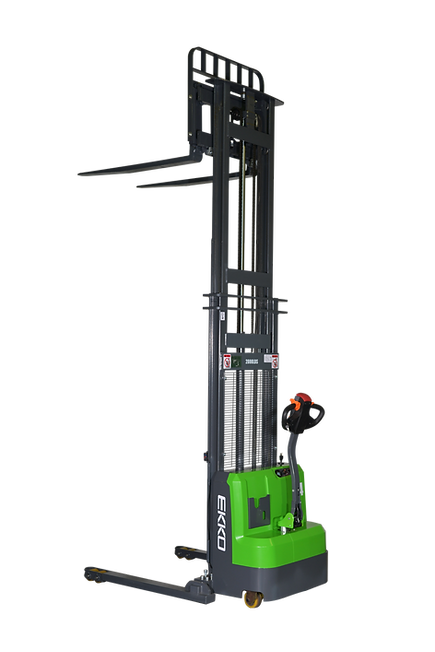 EKKO Lithium Straddle Stacker | 98" Lift Height | 3000 lb Capacity | EB14C-98LI