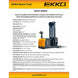 EKKO Moving Mast Walkie Reach Truck 3300lbs. Cap., 138" Height - EH15T
