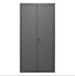 Durham 2501-BDLP-102-3S-5295 Cabinet, 16 Gauge, 102 Blue Bins, 3 Shelves, 36 X 24 X 72