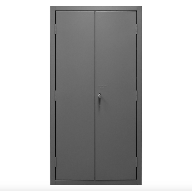 Durham 2501-BDLP-126-95 Cabinet, 16 Gauge, 126 Yellow Bins, 36 X 24 X 72