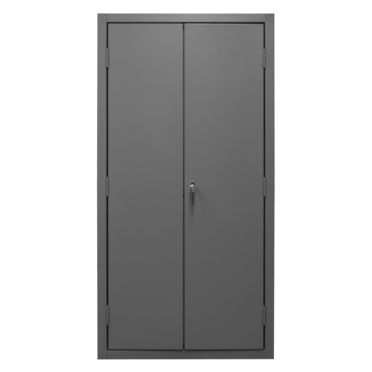 Durham 2501-BDLP-126-1795 Cabinet, 16 Gauge, 126 Red Bins, 36 X 24 X 72