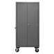 Durham 2501M-BLP-30-5295 Mobile Cabinet, 16 Gauge, 30 Blue Bins, 36 X 24 X 81