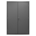 Durham 2502-138-3S-5295 Cabinet, 16 Gauge, 3 Shelves, 138 Blue Bins, 48 X 24 X 72