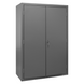 Durham 2502-138-3S-5295 Cabinet, 16 Gauge, 3 Shelves, 138 Blue Bins, 48 X 24 X 72