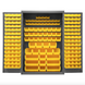 Durham 2502-186-95 Cabinet, 16 Gauge, 186 Yellow, 48 X 24 X 72