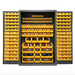 Durham 2502-186-95 Cabinet, 16 Gauge, 186 Yellow, 48 X 24 X 72