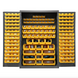 Durham 2502-186-95 Cabinet, 16 Gauge, 186 Yellow, 48 X 24 X 72
