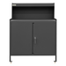 Durham 3000RSLF-95 Stationary Workstation, 1 Fixed Shelf, Riser, 2 Doors, 36-1/8 X 24-1/4 X 46-7/8