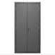 Durham 3501-BDLP-132-5295 Cabinet, 14 Gauge, 132 Blue Bins, 36 X 24 X 72