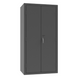 Durham 3501-DLP-72/40B-96-1795 Cabinet, 14 Gauge, 112 Steel Bins, 96 Red Bins, 36 X 24 X 72