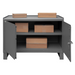 Durham 3403NVSLF-95 Stationary Workstation, 1 Shelf, 2 Doors, Leveling Feet, 48-1/8 X 24-1/4 X 36-3/16