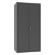 Durham 3501524RDR-1795 Cabinet, 14 Gauge, 4 Drawer, 2 Shelves, 12 Door Shelves, 52 Red Bins, 36 X 24 X 72