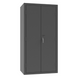 Durham 3501584RDR-5295 Cabinet, 14 Gauge, 4 Drawer, 2 Shelves, 12 Door Shelves, 58 Blue Bins, 36 X 24 X 72