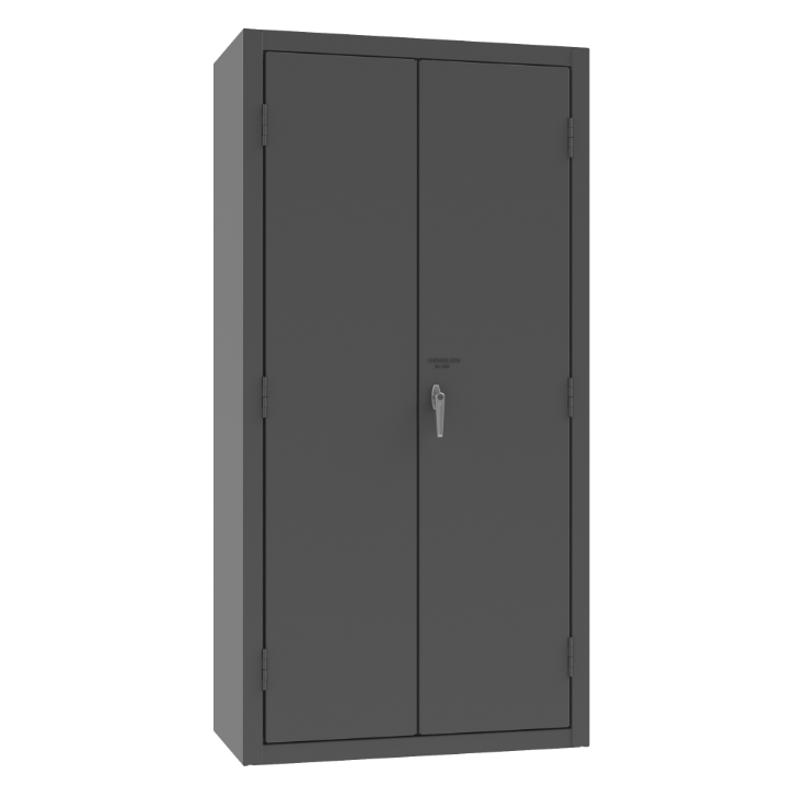 Durham 3602-BLP-36-5295 Cabinet, 14 Gauge, 36 Blue Bins, 36 X 18 X 72