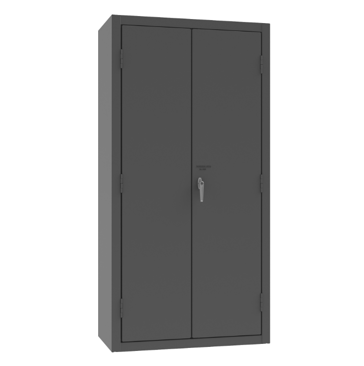 Durham 3602-BLP-36-95 Cabinet, 14 Gauge, 36 Yellow Bins, 36 X 18 X 72