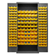 Durham 3603-156B-95 Cabinet, 14 Gauge, 156 Yellow Bins, 36 X 18 X 84
