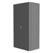 Durham DC48-128-4S-5295 Cabinet, 14 Gauge, 4 Shelves, 128 Blue Bins, 48 X 24 X 72