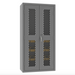 Durham EMDC36182S15B95 Ventilated Cabinet, 14 Gauge, 2 Shelves, 15 Yellow Bins, 36 X 18 X 72