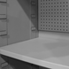Durham EMDC-482472-PB-2S-95 Ventilated Pegboard Cabinet, 14 Gauge, 2 Shelves, 48 X 24 X 72