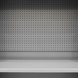 Durham EMDC-482472-PB-2S-95 Ventilated Pegboard Cabinet, 14 Gauge, 2 Shelves, 48 X 24 X 72
