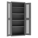 Durham EMDC-361884-95 Ventilated Shelves Cabinet, 14 Gauge, 4 Shelves, 36 X 18 X 84