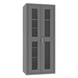 Durham EMDC-362484-HDL-95 Ventilated Janitorial Cabinet, 14 Gauge, 5 Shelves, 36 X 24 X 84